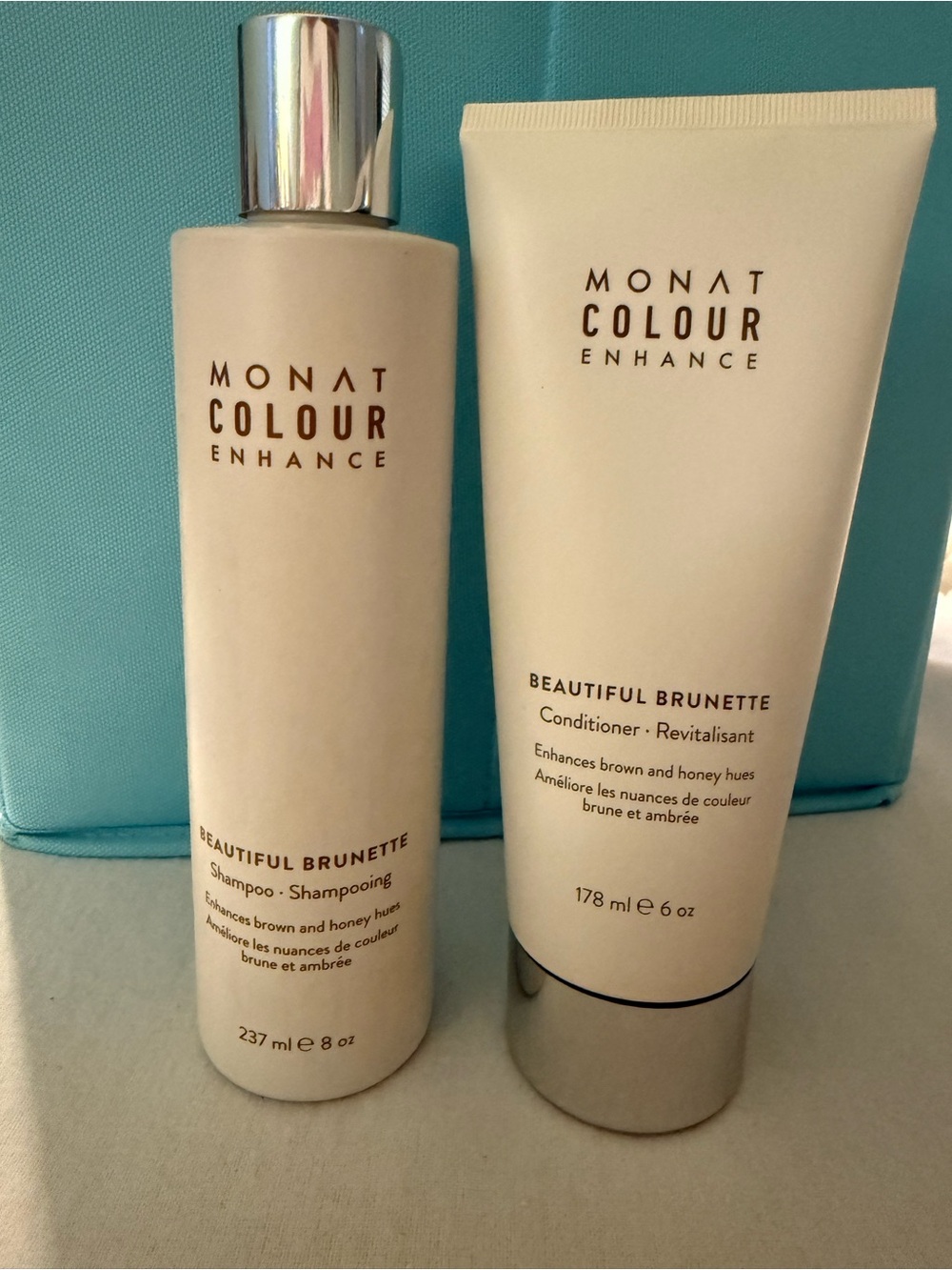 Authentic MONAT Colour Enhance Beautiful Brunette Shampoo & Conditioner